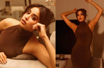 Janhvi Kapoor’s chocolate toned bodycon dress was made to welcome cosy autumn days